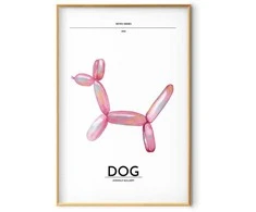 Artgeist Plakatas - Holo-Dog - Colorful Retro Dog