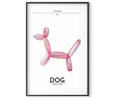 Artgeist Plakatas - Holo-Dog - Colorful Retro Dog