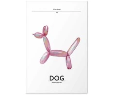 Artgeist Plakatas - Holo-Dog - Colorful Retro Dog