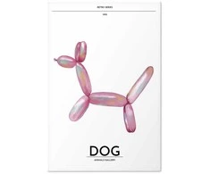 Artgeist Plakatas - Holo-Dog - Colorful Retro Dog