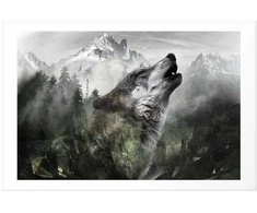 Artgeist Plakatas - Howling Wolf