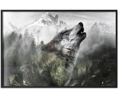 Artgeist Plakatas - Howling Wolf