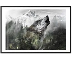 Artgeist Plakatas - Howling Wolf