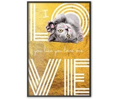 Artgeist Plakatas - I Love You Like You Love Me