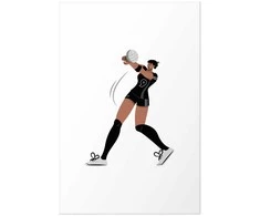 Artgeist Plakatas - Illustration - Female Volleyball Team Player