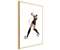 Artgeist Plakatas - Illustration - Female Volleyball Team Player