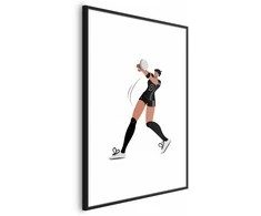 Artgeist Plakatas - Illustration - Female Volleyball Team Player