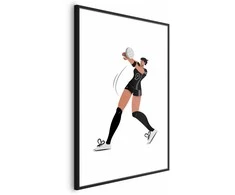 Artgeist Plakatas - Illustration - Female Volleyball Team Player