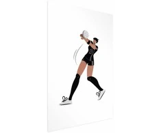 Artgeist Plakatas - Illustration - Female Volleyball Team Player