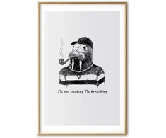 Artgeist Plakatas - I'm Not Smoking. I'm Breathing