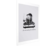 Artgeist Plakatas - I'm Not Smoking. I'm Breathing