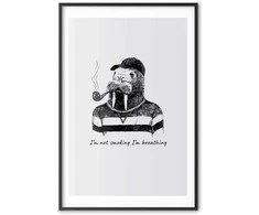 Artgeist Plakatas - I'm Not Smoking. I'm Breathing
