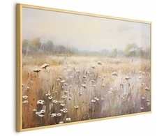 Artgeist Plakatas - Impressionist meadow – field landscape in a pastel colour palette