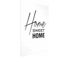 Artgeist Plakatas - Juodas and Baltas: Home Sweet Home