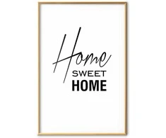 Artgeist Plakatas - Juodas and Baltas: Home Sweet Home