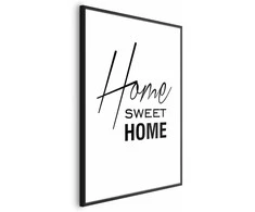 Artgeist Plakatas - Juodas and Baltas: Home Sweet Home