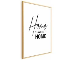 Artgeist Plakatas - Juodas and Baltas: Home Sweet Home