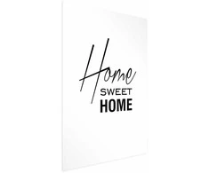Artgeist Plakatas - Juodas and Baltas: Home Sweet Home