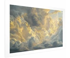 Artgeist Plakatas - Last Breath of the Day: Clouds Illuminated by Evening Glow