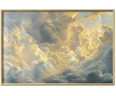 Artgeist Plakatas - Last Breath of the Day: Clouds Illuminated by Evening Glow