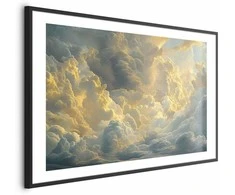 Artgeist Plakatas - Last Breath of the Day: Clouds Illuminated by Evening Glow