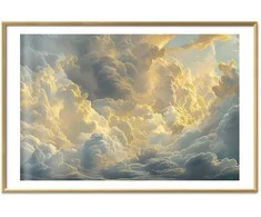 Artgeist Plakatas - Last Breath of the Day: Clouds Illuminated by Evening Glow