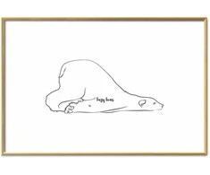 Artgeist Plakatas - Lazy Bear