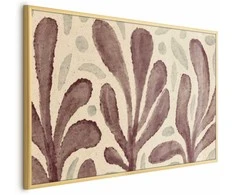 Artgeist Plakatas - Leaves and Spots - large trembling shapes inspired by Matisse