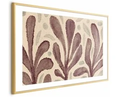 Artgeist Plakatas - Leaves and Spots - large trembling shapes inspired by Matisse