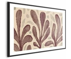 Artgeist Plakatas - Leaves and Spots - large trembling shapes inspired by Matisse