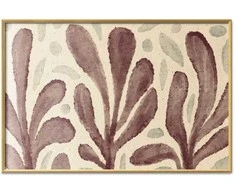 Artgeist Plakatas - Leaves and Spots - large trembling shapes inspired by Matisse
