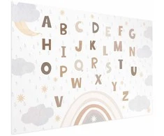 Artgeist Plakatas - Letters in Muted Colors