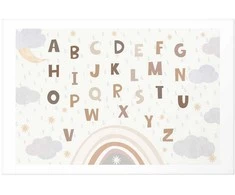 Artgeist Plakatas - Letters in Muted Colors