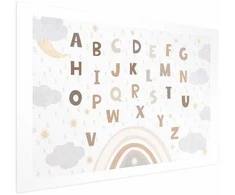 Artgeist Plakatas - Letters in Muted Colors
