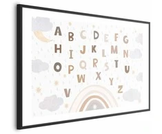 Artgeist Plakatas - Letters in Muted Colors