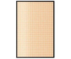 Artgeist Plakatas - Lines and Noise - a wavy grid in shades of oranžinis