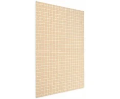 Artgeist Plakatas - Lines and Noise - a wavy grid in shades of oranžinis