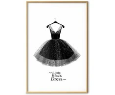 Artgeist Plakatas - Little Juodas Dress