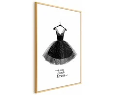 Artgeist Plakatas - Little Juodas Dress
