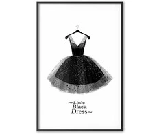 Artgeist Plakatas - Little Juodas Dress