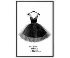 Artgeist Plakatas - Little Juodas Dress