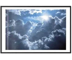 Artgeist Plakatas - Lively Scene: The Sun Battling the Clouds
