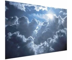 Artgeist Plakatas - Lively Scene: The Sun Battling the Clouds