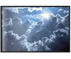 Artgeist Plakatas - Lively Scene: The Sun Battling the Clouds