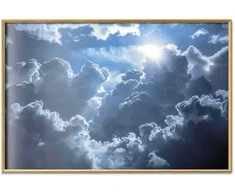 Artgeist Plakatas - Lively Scene: The Sun Battling the Clouds
