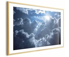 Artgeist Plakatas - Lively Scene: The Sun Battling the Clouds