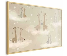 Artgeist Plakatas - Loving Giraffes