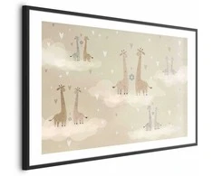 Artgeist Plakatas - Loving Giraffes