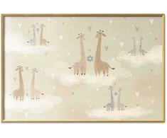 Artgeist Plakatas - Loving Giraffes