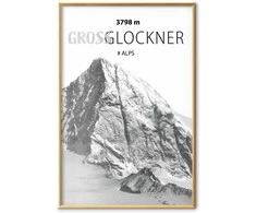 Artgeist Plakatas - Majestic mountain peak Glosslockner mountain crown mountain landscape